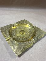 Square Brass Ashtray