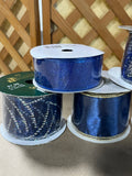 D- Blue Tone Ribbon Lot, 7 rolls