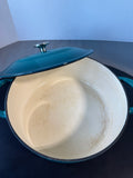 Tramontina 7QT Teal Enameled Cast Iron Dutch Oven