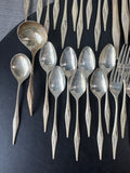 48-Piece Wallace Dawn Mist Sterling Silver Flatware Set