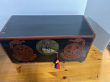 Decorative Asian Style Trunk with Key