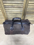 Filson Rugged Dark Tobacco Suede Duffle Bag — Missing Strap