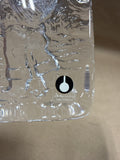 Pukeberg Swedish Glass Block Of Man Fishing