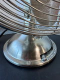 Hunter Retro Brushed Metal 3-Speed Oscillating Fan (WORKS)