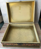 Vintage Bakelite Floral Jewelry or Keepsake Box