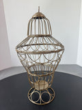 Bronze Tone Metal Wire Potpourri Cage