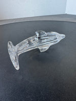 Waterford Crystal Dolphin Paperweight in Box