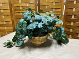 A-Faux Greenery in Basket