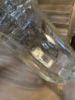 (A) Tall Bubble Glass PedestalCandle Globe
