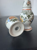 Villeroy & Boch Alt Amsterdam Floral Large Salt & Pepper Shakers (D)