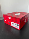 True Craft Faux Red Snakeskin Ankle Boots WOMEN’S SIZE 8.5