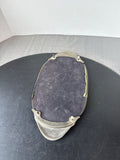 Godinger Silver Oval Vanity Tray Mirror With Ornate Silver Handles