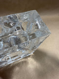 Pukeberg Sweden Clear Art Glass Bud Stem Vase Uno Westerburg READ DESCRIPTION