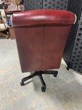 Adjustable Height Office Chair with Nail Head Details
