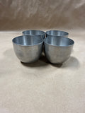 (B) Set Of 4 Stieff Pewter P50-10 Jefferson Cups
