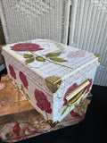 Trio of Birds & Flowers Decorative Storage Boxes