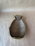 Extra Large Brass Pineapple Door Knocker - Signed
