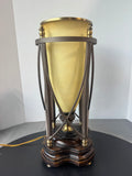 Neoclassical Style Vintage Torchiere Hurricane Table Lamp (WORKS)