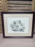 Print of Dalmatians Playing