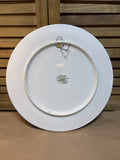 Spanish Decorative Enamel & 24K Gold Painted Wall Plate