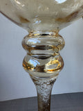 3-Piece Kirklands Charisma Amber Glass Candle Holders in Box