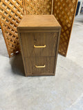 ***AS IS***Particle Board Two Drawer File Cabinet