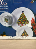 Holiday Christmas Dinner Set for Four