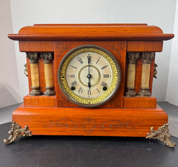 Seth Thomas Vintage Adamantine Mantel Clock AS IS (READ DESCRIPTION CAREFULLY)