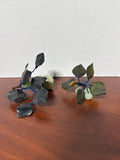Vintage Carved Stone Jade and Rose Quartz Fruit Collection