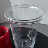 Colonial Williamsburg Style Pedestal Hurricane with Flameless Candle (WORKS)