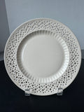 Hartley Greens Leeds Pottery England Creamware Pierced Salad Plate (5 AVAILABLE—PRICED INDIVIDUALLY AT $65 EACH)