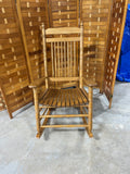Cracker Barrel Rocking Chair, with Personalized Plaque