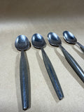 4-Piece Eldan Grey Synthetic Handle Spoons