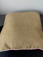 Jingle Bell Embellished Christmas Throw Pillow