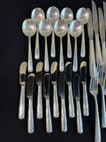62-Piece Gorham Camellia Sterling Silver Flatware