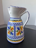 Sangria Hand Painted Spanish Pottery Pitcher