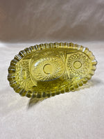 Yellow Starburst Anchor Hocking Candy Dish