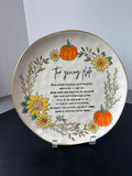 The Giving Plate Stoneware Harvest Plate