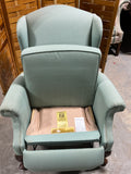 Bradenton Young Pale Green Wingback Reclining Chair