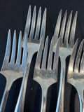 12-Piece WM Rogers Co. Silver Plate Salad Forks