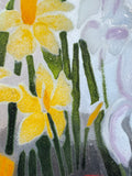 St. Luke Flower Garden Fused Art Glass Plate