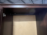 Particle Board Armoire/Closet Cabinet **AS IS**READ DESCRIPTION CAREFULLY**