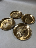 Wendell August Forge Handmade Solid Bronze Pineapple Coasters - Set Of 4