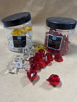 Lot Of Colored Vase Filler Diamonds