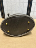 FOUNT Dark Brown Leather Shoulder Bag