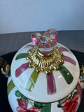 MacKenzie Childs Garden Gala Floral Tea Kettle