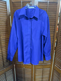 Women’s SIZE 12 Purple Foxcroft Button Up Blouse