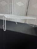 Pair of Vinyl Coated Metal Shelf Organizers
