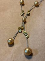 Silver & Gold Beaded Necklace