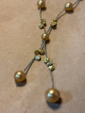 Silver & Gold Beaded Necklace